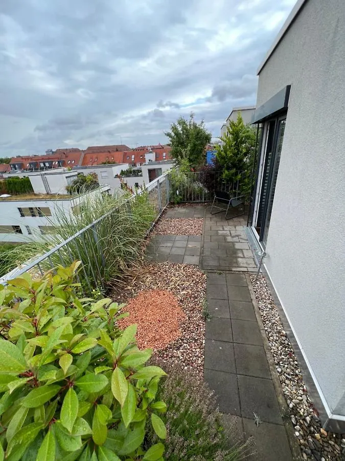Penthouse-Wohnung - Balkon - Dachterrasse - Zentrum Нюрнберг Апартаменты